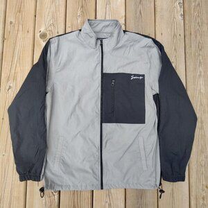 Designer 'Givenchy' Paris grey/black windbreaker jacket men's size M